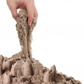 03685  Aksesuarlı Naturel Kinetik Oyun Kumu 500 gr -Dede - 2