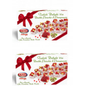 Turkish delight Double Pistachio with pomegranate 350 gr x 2 pieces - 1