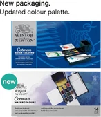 Winsor Newton Cotman Field Box (Kır Tipi) 12'li Suluboya Yarım Tablet thumbnail 2
