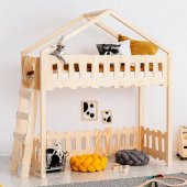 Markaawm Montessori Ranza Çocuk Karyola Oyun Evi Yatak Giraffe - 1
