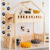 Markaawm Montessori Ranza Çocuk Karyola Oyun Evi Yatak Giraffe - 2