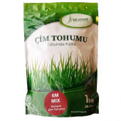6 Karışım Çim Tohumu Ulusoy 6 Mix İthal Çim Tohumu 1 Kg Ambalajında - 1