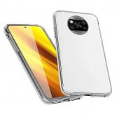 Xiaomi Poco X3 Kılıf 360 Tam Koruma Şeffaf Silikon - 8