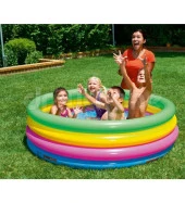 62002 Pompasıyla, Bestway 51117, 4 Boğum, Şişme Aile ve Çocuk Havuzu -157x46cm - 2