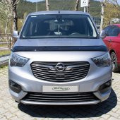 EUROCAP Opel Combo E Ön Kaput Maskesi Koruma Rüzgarlığı Deflektör 3mm Akrilik Parlak Siyah 2018- - 3