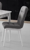 Modern Ahşap Mutfak Sandalyesi Duru 2 Li Set - 4