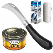 Desan Eğri Aşı Bıçağı + Aşı Macunu + Aşı Bandı (3lü Paket) - 1