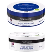 Neutrogena Hızlı Emilen Bakım Kremi 200 ml + Yoğun Nemlendirici Bakım Kremi 200 ml - 1