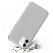 iPhone 12 Kılıf 360 Tam Koruma Şeffaf Silikon - 4