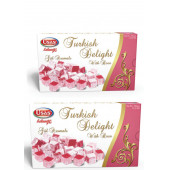 Turkish Rose flavored Turkish delight 350 gr x 2 boxes - 1