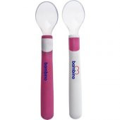 Bambino Silikon İkili Kaşık Pembe - 1