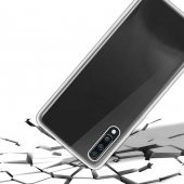 Galaxy Note 10 Kılıf  360 Tam Koruma Şeffaf Silikon - 5