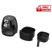 Sem SC300 Aircook Airfryer Yağsız Fritöz Hava Fritöz Siyah - 3