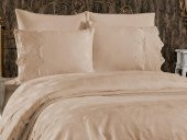 Çeyiz Diyarı Stella Çift Kişilik Pike Takımı Bej thumbnail 2