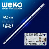 GJ-2K15 D2P5-315 D307-V1.1/17.8MM - 7 LEDLİ 61.50 CM - 1