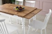 Erezoğulları Mobilya Cunda Yandan Açılır Mutfak Masa Takımı ve 4 Adet Sandalye 70x110cm - 3