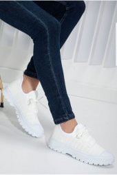 Ayşen Beyaz Günlük Kadın Sneakers - 1
