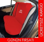 Opel Logolu Penye Oto Servis Kılıfı Likralı Kumaş Bağlama Lastikli Yerli Üretim - 6