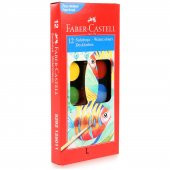 Faber Castell Sulu Boya 12 Renk Faber-Castell Suluboya Küçük Boy - 1