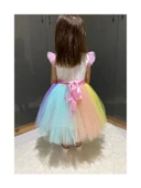 Unicorn Gökkuşağı Elbise - 3