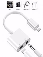 iPhone Kulaklık & Şarj Çoklayıcı 7 8 X XS XR 11 12 13 PRO 2in1 - 4