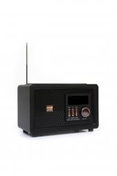 Bluetooth Hoparlör Subwoofer Fm Am Sw Radyo Usb Tf - Siyah - 2