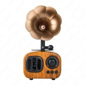 Nostaljik Gramafon Radyo B7 - Bluetooth - Radyo - Aux - Sd - Usb - 3