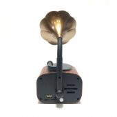 Nostaljik Gramafon Radyo B7 - Bluetooth - Radyo - Aux - Sd - Usb - 4