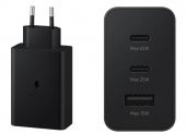 Samsung 3in1 Trio 65W 2xPD+UsbA Ev Tipi Şarj Aleti 3 Çıkışlı EP-T6530NBEGWW Samsung Türkiye Garantili - 4