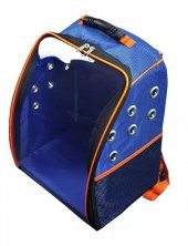 La Vista Twist Kedi, Küçük Köpek Sırt Taşıma Çantası Mavi 32-26-40cm - 1