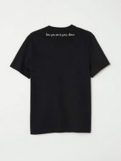 Finezza Geometrik Square Baskılı Pamuk Siyah T-Shirt S Beden - 985 - 2