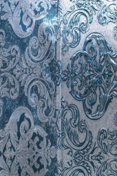 Çeyiz Diyarı Sude Jakarlı Yatak Örtüsü Petrol thumbnail 8