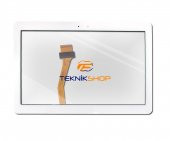 Samsung Galaxy Tab 10.1 GT-P5110, P5100 Tablet Dokunmatik Panel - Beyaz - 1