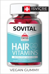 SOVITAL Hair Vitamin Isviçre Patentli Vegan Gummy - Saç Vitamini - 1