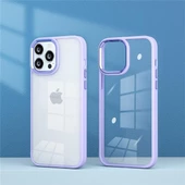 İphone 13  Metal Kamera Çerçeveli Kenarları Renkli Kılıf - 1