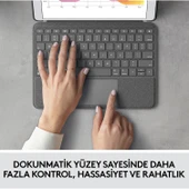 Logitech Combo Touch 10.2" iPad 7,8,9. Nesil İçin Türkçe Klavyeli Kılıf 920-009995 - 2