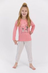 RolyPoly 2569 Winter Love Kız Çocuk Uzun Kol Pijama Takımı - 1