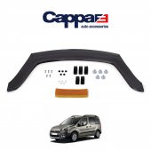 CAPPAFE Peugeot Partner Ön Kaput Koruma Rüzgarlık 4mm (ABS) 09-15 - 1
