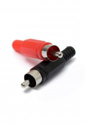 Erkek Rca Tos Jack Fiş Plastik 10 Adet - 1