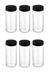 6 Lı Cam Kavanoz Set 500 ml - 1