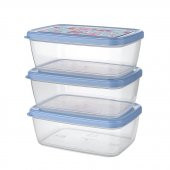 Saklama Kabı 3 lü Set 1200 ml - 1