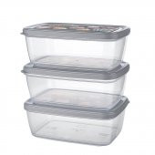 Saklama Kabı 3 lü Set 1200 ml - 1