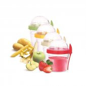 Hazneli Kaşıklı Yoğurt ve Mama Saklama Kabı 500 ml - 2