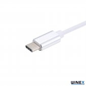 Winex Type-C to 3.5mm Aux ve Mikrofon Dönüştürücü Adaptör - 3