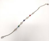 Renkli Boncuklu Pullu Halhal Kadın Kız Takı 10813 Hdmarketim - 3