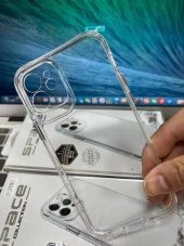 iPhone 11 Space 2 Şeffaf Kamera Korumalı Cep Telefonu Kılıfı thumbnail 4