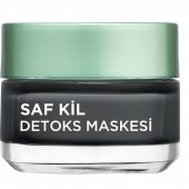 LOreal Paris Saf Kil Detoks Yüz Maskesi 50 Ml- Kömür - 1