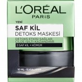 LOreal Paris Saf Kil Detoks Yüz Maskesi 50 Ml- Kömür - 2