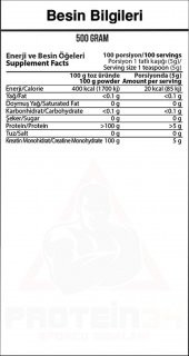 Hardline Creatine Creapure 500 Gr Mikronize Kreatin Monohidrat - 2