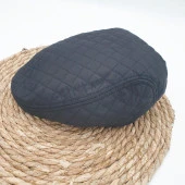 Kare Dikişli Erkek Kasket Siyah Renk - 7